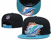Dolphins Team Logo Black Blue Adjustable Hat GS,baseball caps,new era cap wholesale,wholesale hats